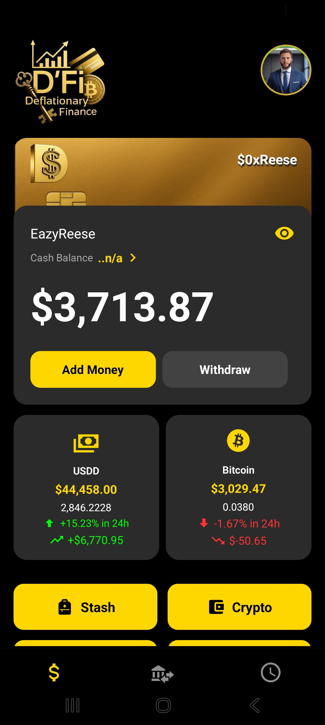 D'Fi app screen preview